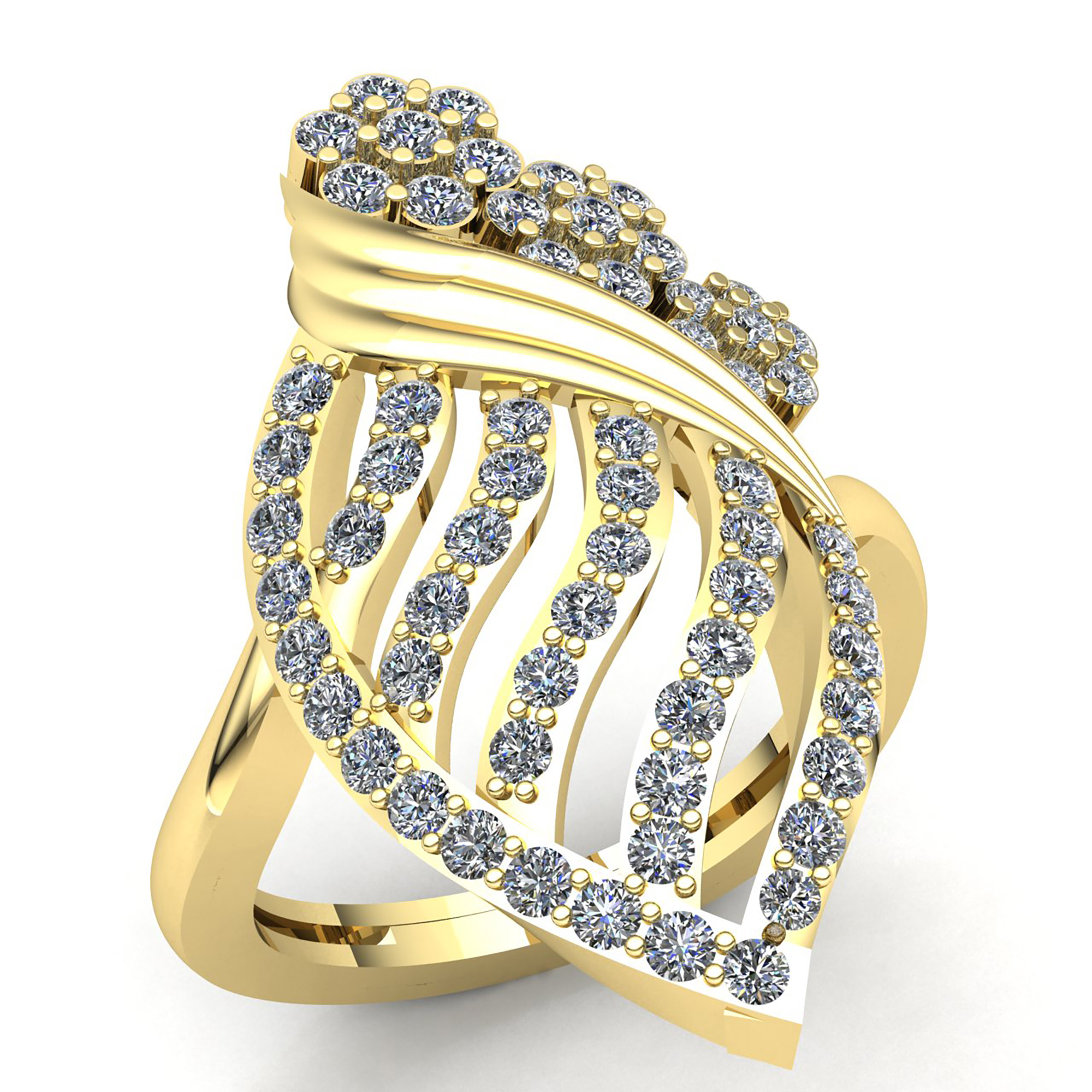 gold ring with a diamond