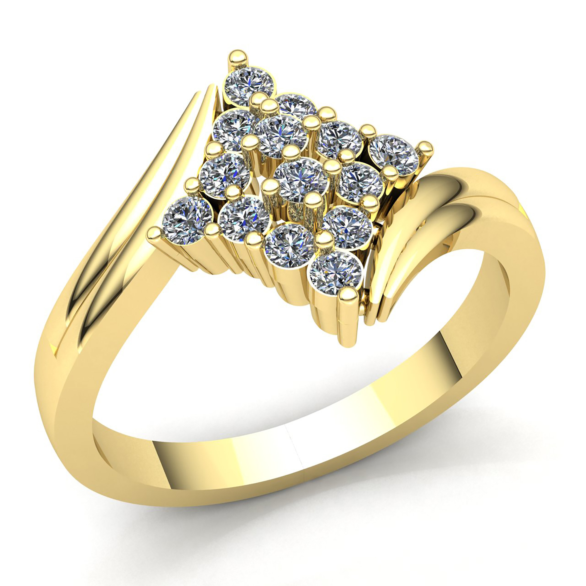 fancy ladies diamond ring