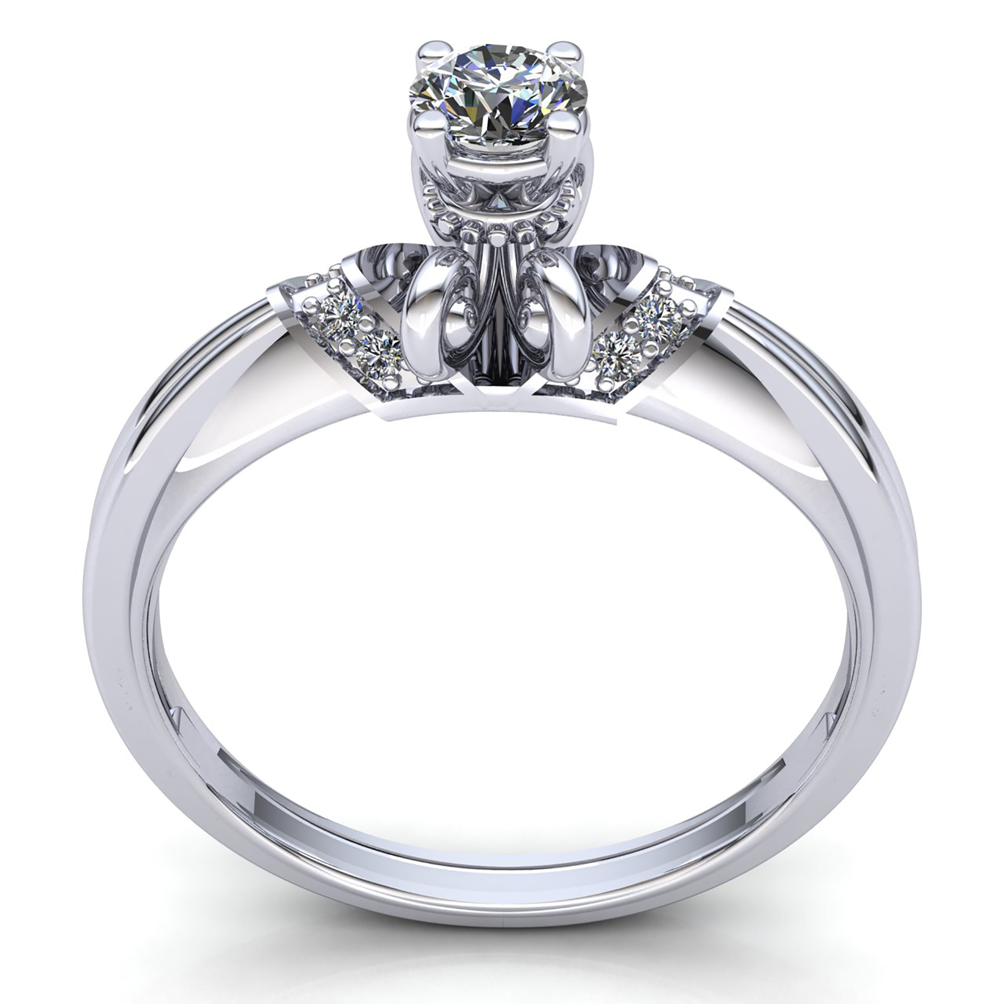 3 Carat Diamond-Unique Solitaire Solid Gold Engagement ...