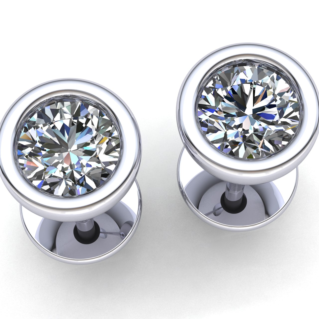 casual diamond earrings