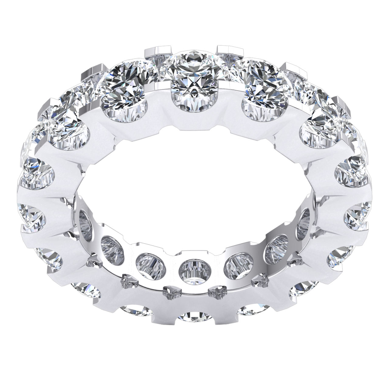 Prong Set Eternity Band Photos